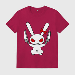 Мужская футболка Зайка с ножами
