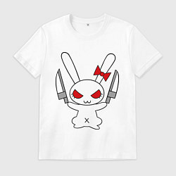 Мужская футболка Зайка с ножами