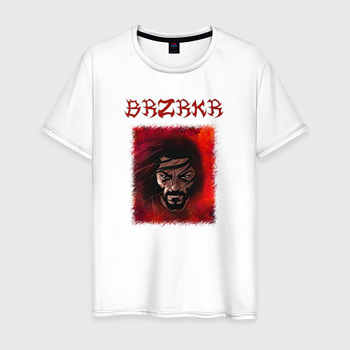 Мужская футболка BRZRKR Киану Ривз / Белый – фото 1