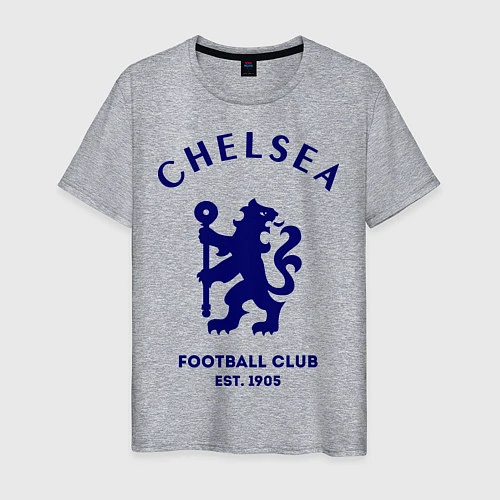 Мужская футболка Chelsea Est. 1905 / Меланж – фото 1