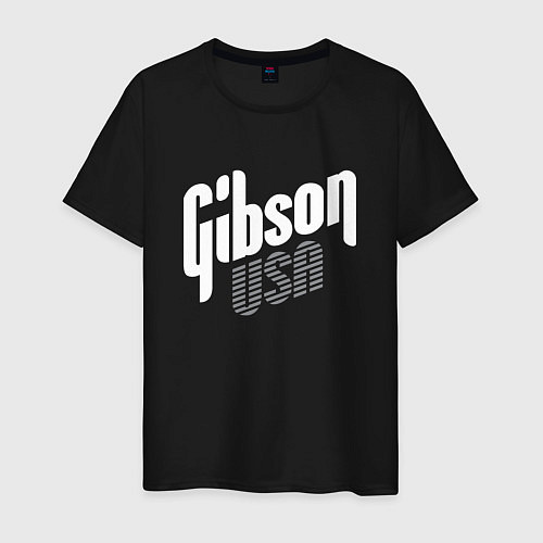 Мужская футболка GIBSON USA / Черный – фото 1