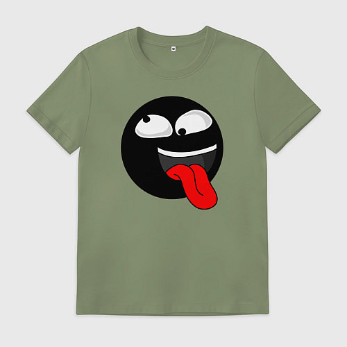 Мужская футболка Безумный Смайл Dumbass CS / Авокадо – фото 1