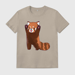 Мужская футболка Нападение милой панды