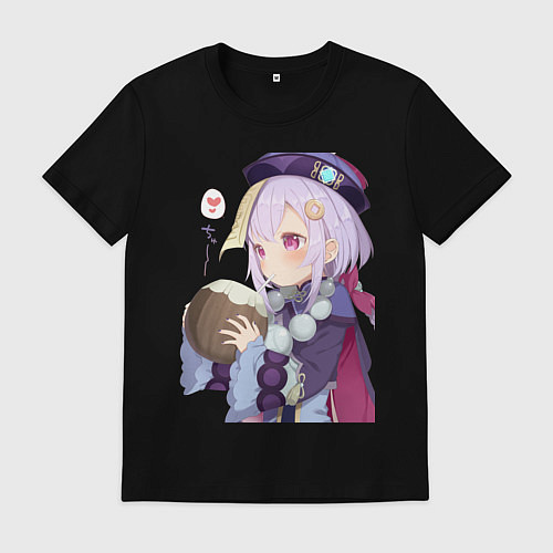 Мужская футболка Ци Ци Кокосовое молоко / Черный – фото 1