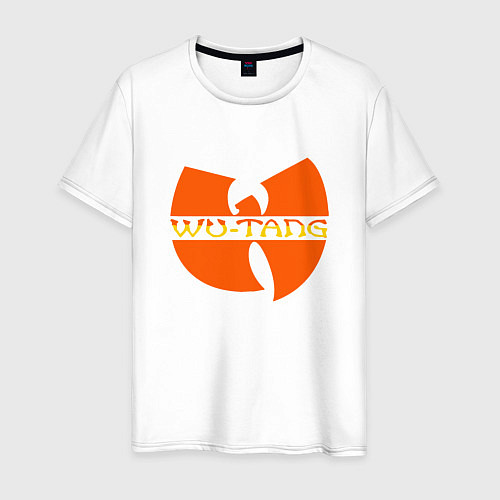 Мужская футболка Wu-Tang Orange / Белый – фото 1