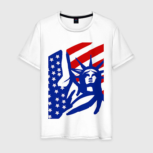 Мужская футболка Свобода / Белый – фото 1