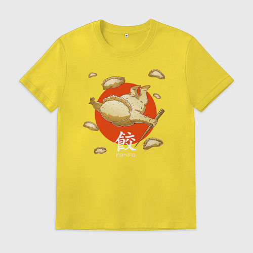 Мужская футболка Jiaozi / Желтый – фото 1