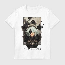 Футболка хлопковая мужская Nier, цвет: белый
