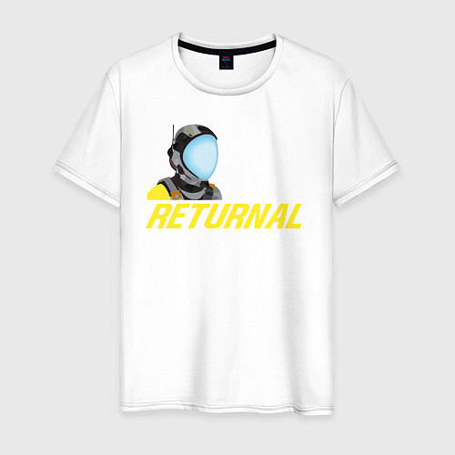 Мужская футболка Returnal logo / Белый – фото 1