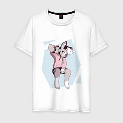 Мужская футболка Собака Фурри Furry