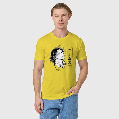 Мужская футболка Sharokku Homuzu / Желтый – фото 3