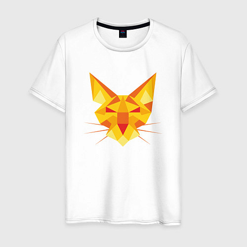 Мужская футболка Yellow Cat / Белый – фото 1