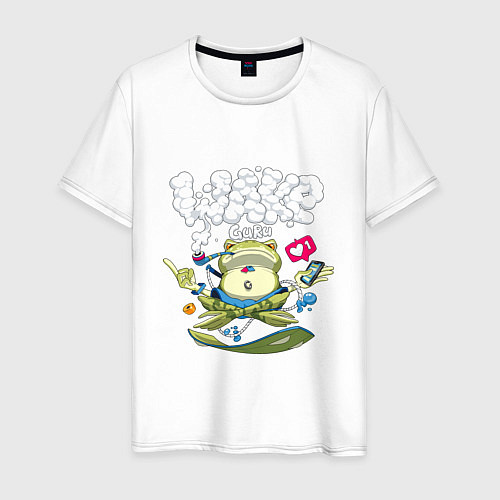 Мужская футболка Wake Guru / Белый – фото 1