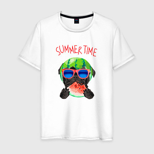 Мужская футболка Summer Time / Белый – фото 1