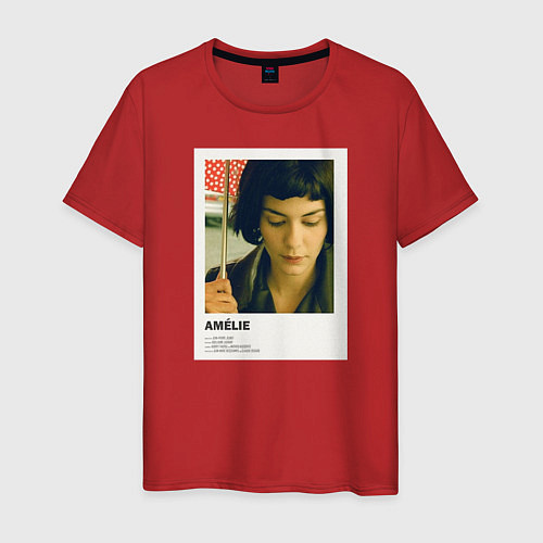 Мужская футболка Амели / Красный – фото 1