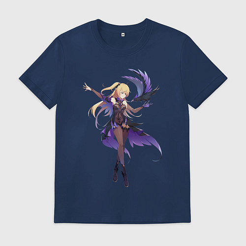 Мужская футболка Великая Фишль и Оз / Тёмно-синий – фото 1