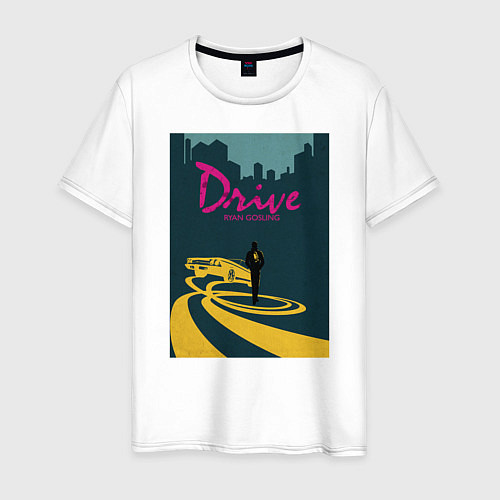 Мужская футболка Drive / Белый – фото 1