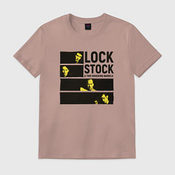 Футболка хлопковая мужская Lock, Stock and Two Smoking Barrels 1998, цвет: пыльно-розовый