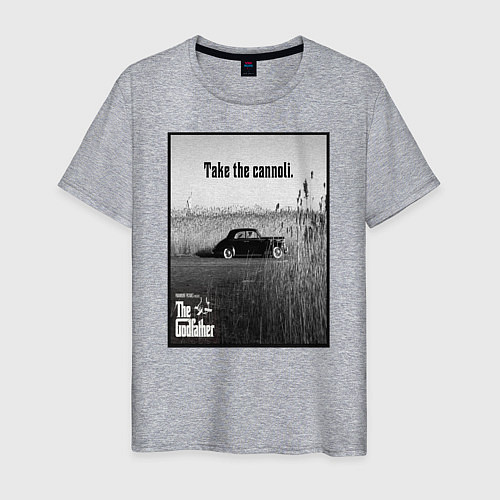 Мужская футболка Дон Вито Корлеоне / Меланж – фото 1