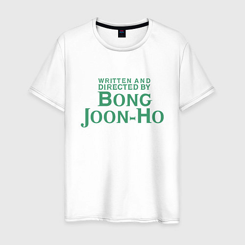 Мужская футболка Bong Joon-Ho / Белый – фото 1
