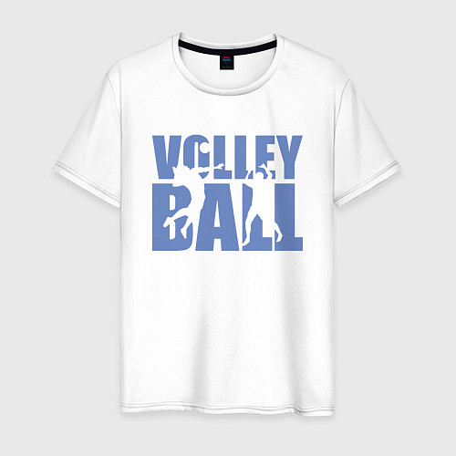Мужская футболка Volley Ball / Белый – фото 1