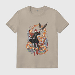 Мужская футболка Дилюк в деле