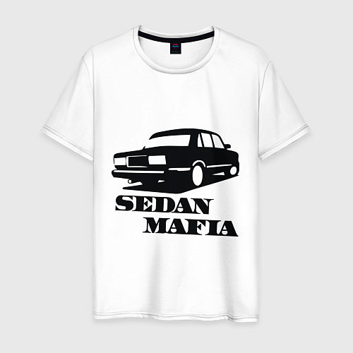 Мужская футболка SEDAN MAFIA / Белый – фото 1