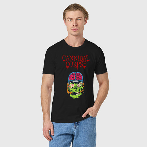 Мужская футболка Cannibal Corpse Труп Каннибала Z / Черный – фото 3
