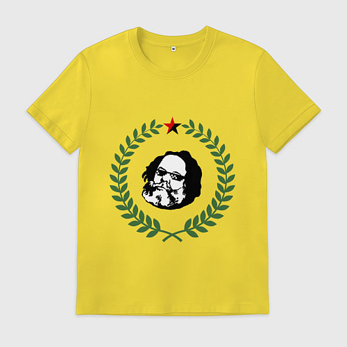 Мужская футболка Михаил Бакунин / Желтый – фото 1