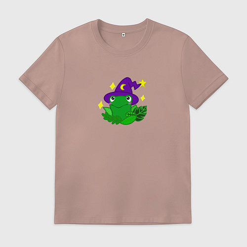 Мужская футболка Лягушка волшебница / Пыльно-розовый – фото 1
