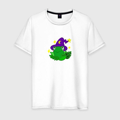 Мужская футболка Лягушка волшебница / Белый – фото 1