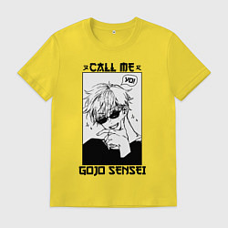 Мужская футболка Позвони мне сатору годзе