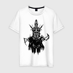Футболка хлопковая мужская Мортред Phantom Assasin DOTA2, цвет: белый