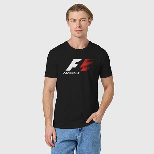 Мужская футболка Formula 1 / Черный – фото 3