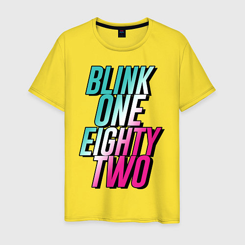Мужская футболка BLINK 182 / Желтый – фото 1