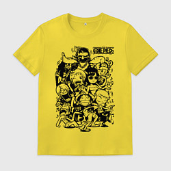 Мужская футболка Персонажи Ван-Пис Большой куш