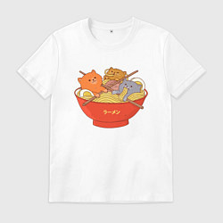 Мужская футболка Вкусные котики