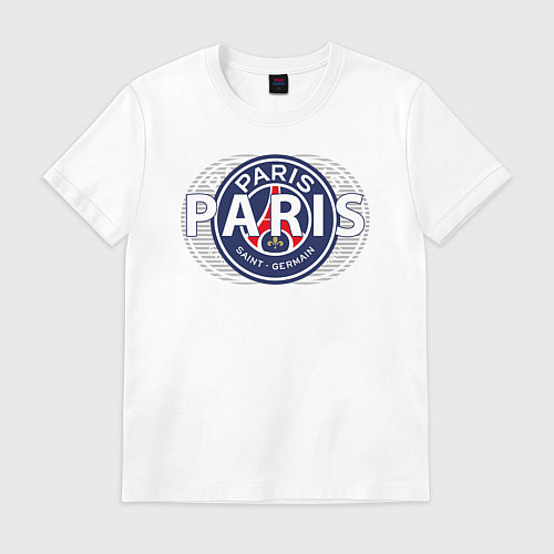 Мужская футболка PSG Core Wordmark Graphic New 202223 / Белый – фото 1