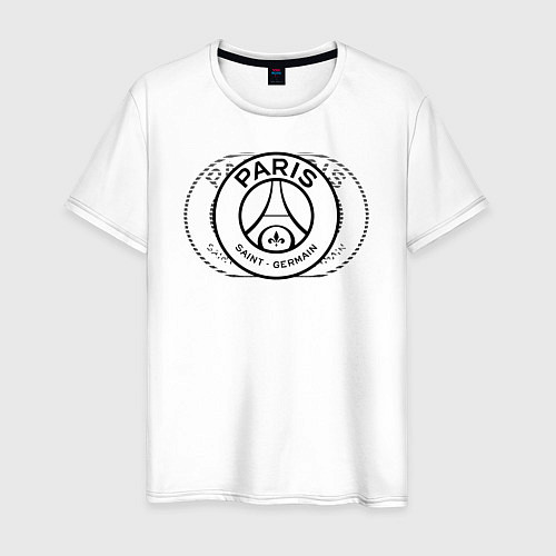 Мужская футболка PSG Core Wordmark Clear New 202223 / Белый – фото 1