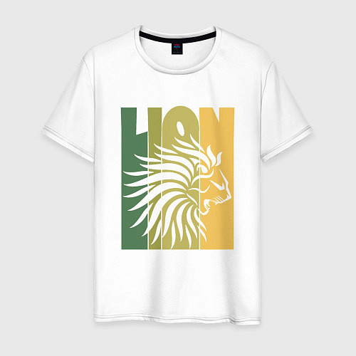 Мужская футболка Jamaica Lion / Белый – фото 1