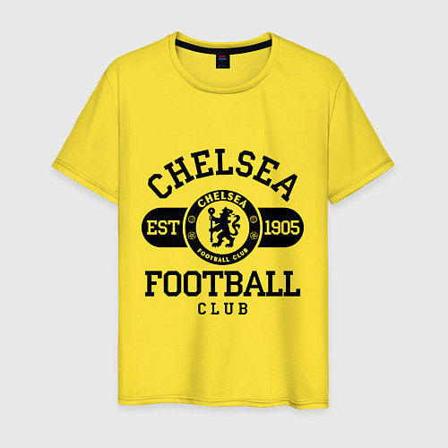 Мужская футболка Chelsea Football Club / Желтый – фото 1