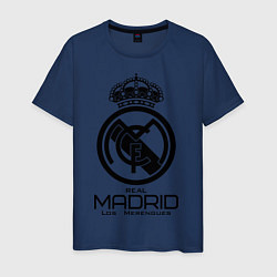 Футболка хлопковая мужская Real Madrid, цвет: тёмно-синий
