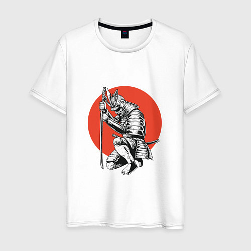 Мужская футболка Самурай / Белый – фото 1