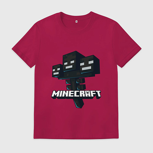 Мужская футболка Визер Иссушитель Майнкрафт / Маджента – фото 1