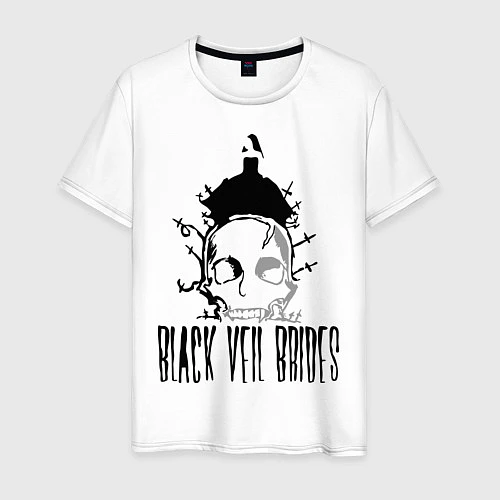 Мужская футболка Black Veil Brides / Белый – фото 1