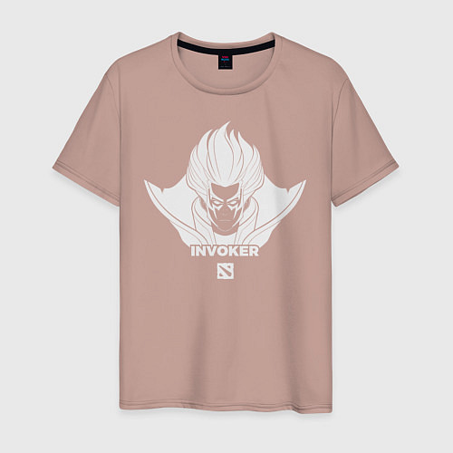 Мужская футболка Invoker из Доты 2 / Пыльно-розовый – фото 1