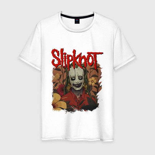 Мужская футболка SLIPKNOT СЛИПКНОТ Z / Белый – фото 1