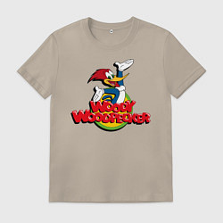 Мужская футболка Дятел Вуди лого