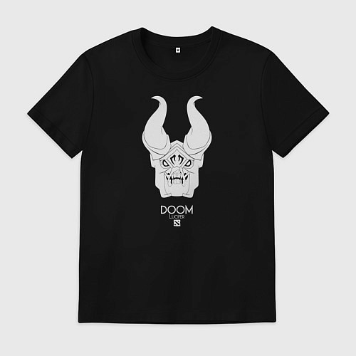 Мужская футболка Doom из Доты 2 / Черный – фото 1