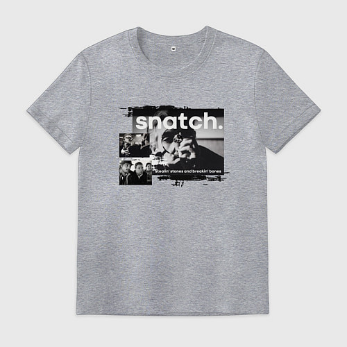 Мужская футболка Большой куш: Ави Деновиц / Меланж – фото 1